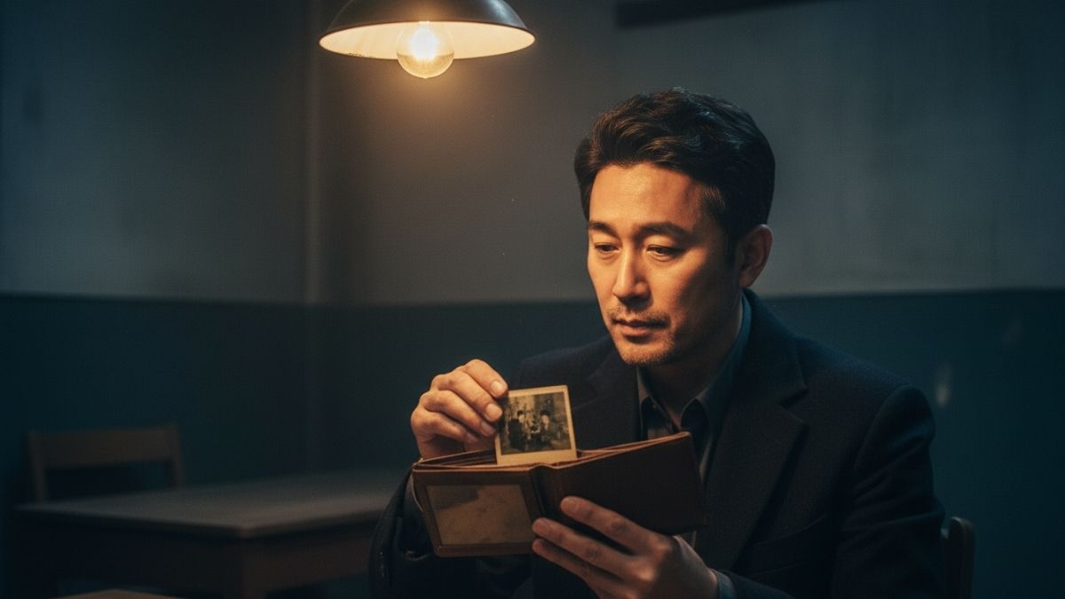 자료를 확인하는 탐정 